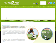 Tablet Screenshot of fitnespark.com.mx